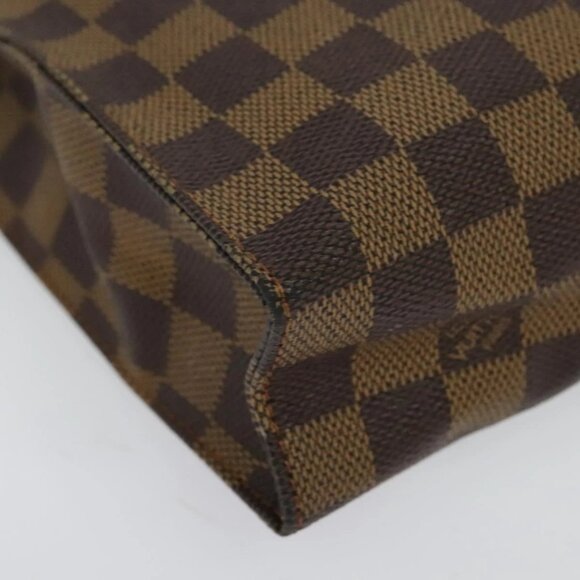 LOUIS VUITTON Damier Ebene Posh Toilette 26 Pouch N47543 LV Auth 135474 - Picture 7 of 15